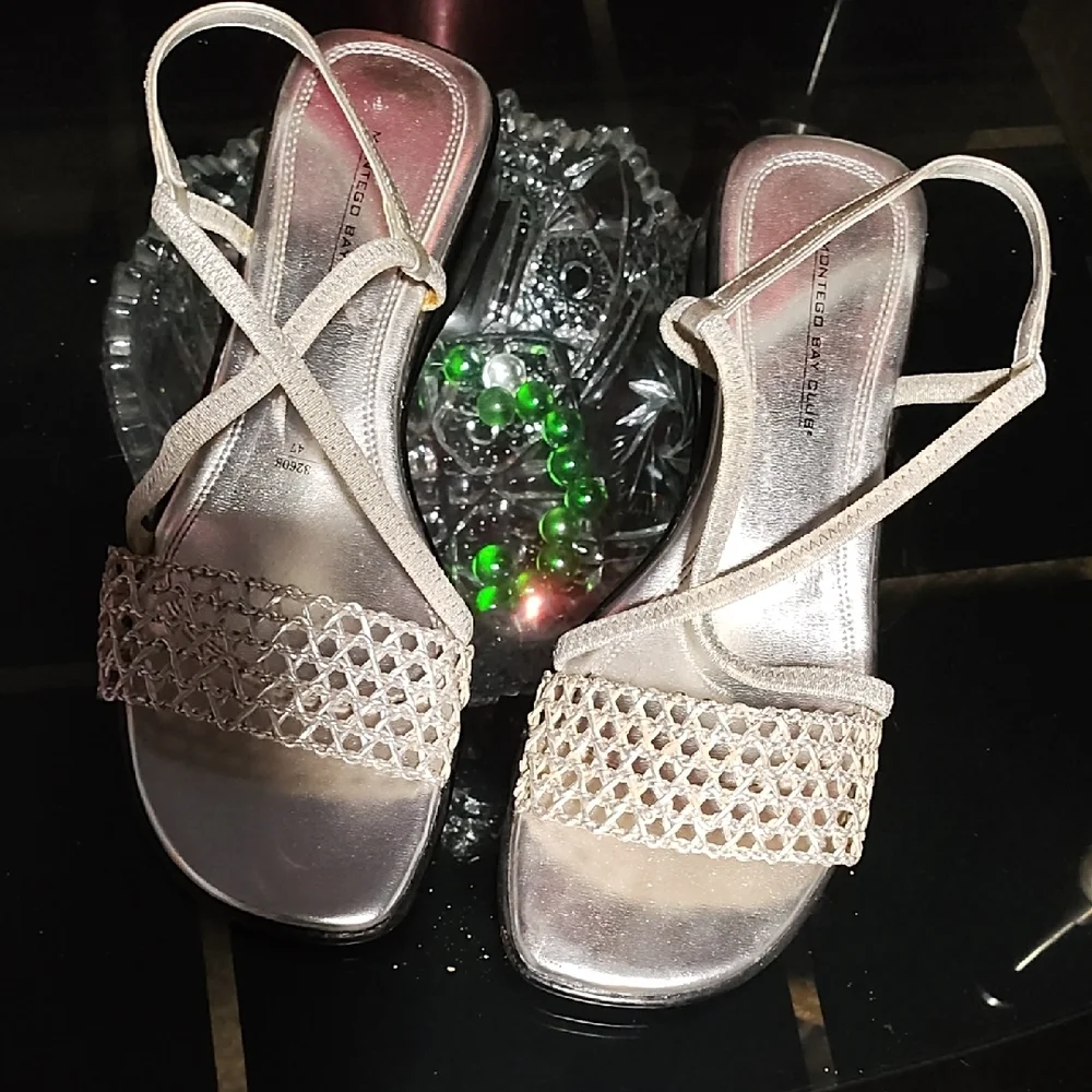 Elegant Silver Sandals